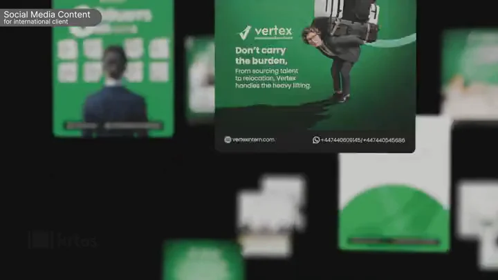 Vertex International — Social content reel